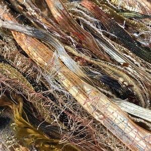 Whiskey Girl Color Coordinated Collection: 50 yards for Textured Fiber Art, Weaving, Knitting and more!