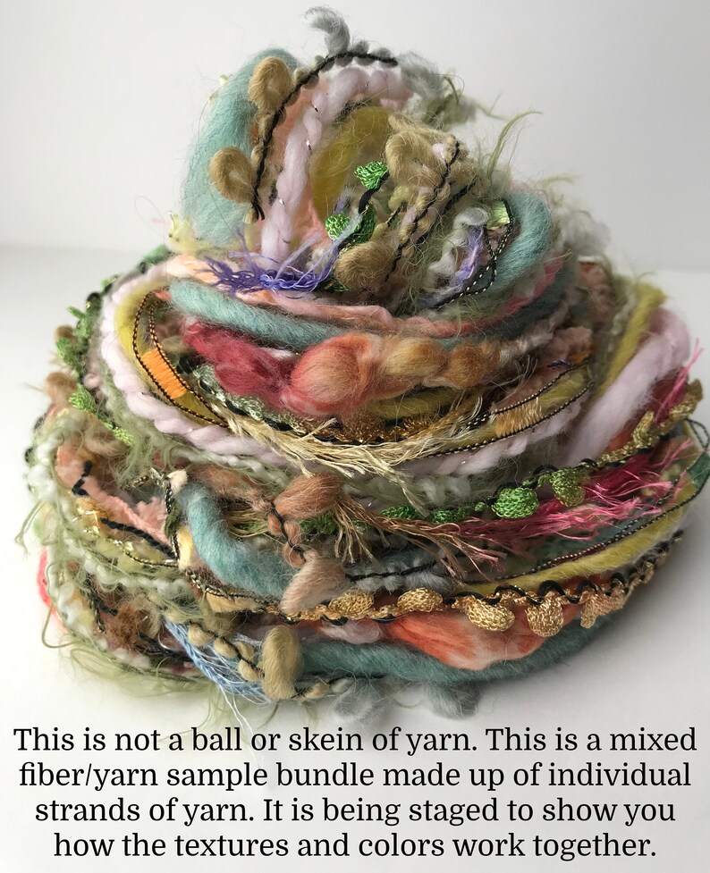 Flora & Fauna Novelty Art Yarn Bundle 30yds for Tassels Etsy