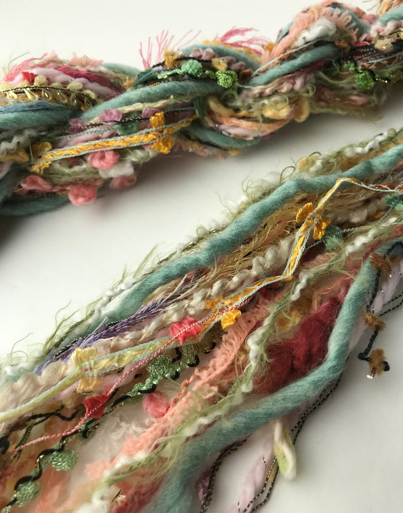 Flora & Fauna Novelty Art Yarn Bundle 30yds for Tassels Etsy