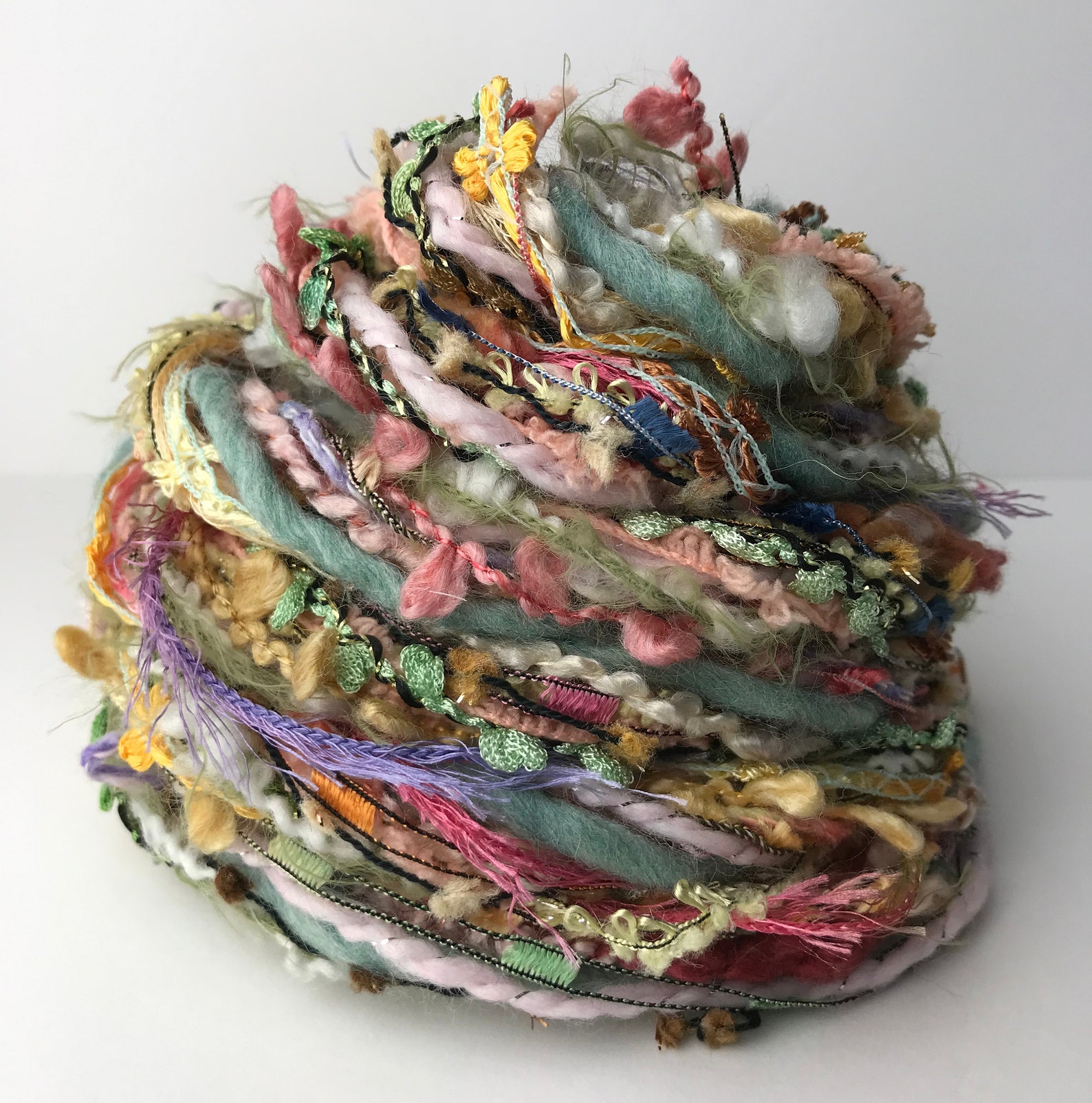 Flora & Fauna Novelty Art Yarn Bundle 30yds for Tassels Etsy