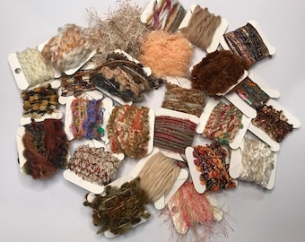 Gingerbread House Color-Coordinated Bijou Bag 50-yds for weaving, fiber jewelry, custom fringe, knitting, card making and much more!