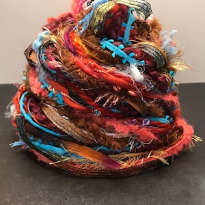 Paquete de muestra de hilo/fibra mixta Jumanji de 26 yardas para joyería de fibra, atrapasueños, tejido, crochet, colchas artísticas/locas y mucho más.