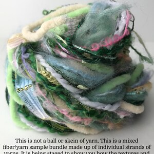 Le printemps est arrivé : lot d'échantillons de fibres/fils mélangés de 24 mètres pour des travaux manuels de Pâques/printemps, des paniers de Pâques, des paniers de bouquetières, des journaux et plus encore !