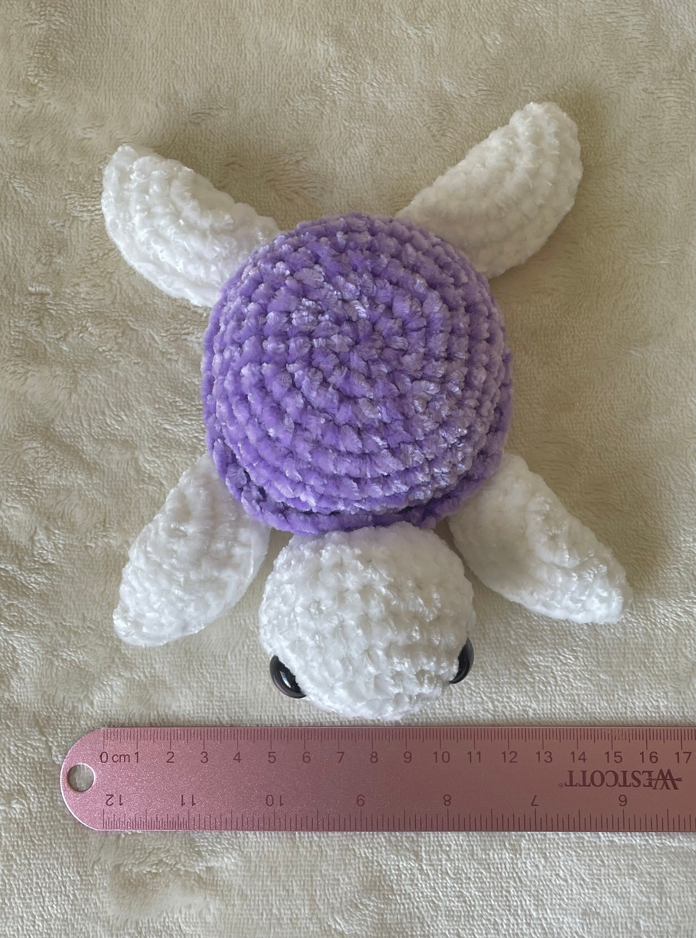 Small Purple Crochet Turtle Amigurumi Etsy