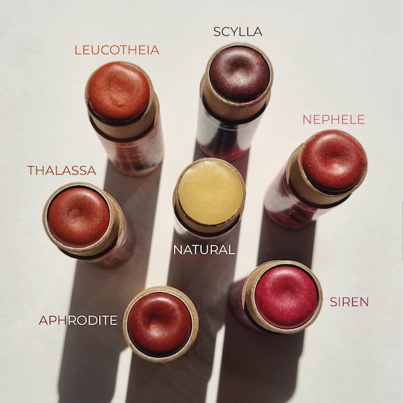 Tinted Lip Balm: Natural Macadamia Oil, Compostable Tube