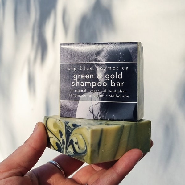 Green + Gold Shampoo Bar