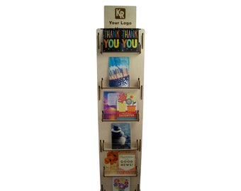 Wholesale 10 Pack | Greeting Card Display | Trade Show Display | Retail Shelving |Floor Display