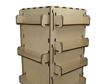 Wooden Post Card Display | Post Card Display | Rotating Display