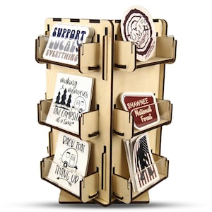 Mountable Sticker Racks Wholesale 10 Pack | Mini Sticker Display | Small Product Display ...