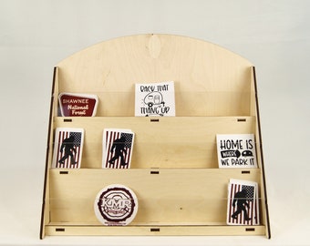 Wholesale 10 Pack | Wooden Counter Display | Sticker Stand | Post Card Display | Wooden Retail Display