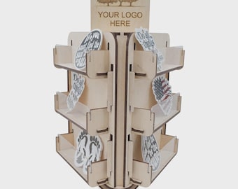 Sticker Display Stand  9 Shelves