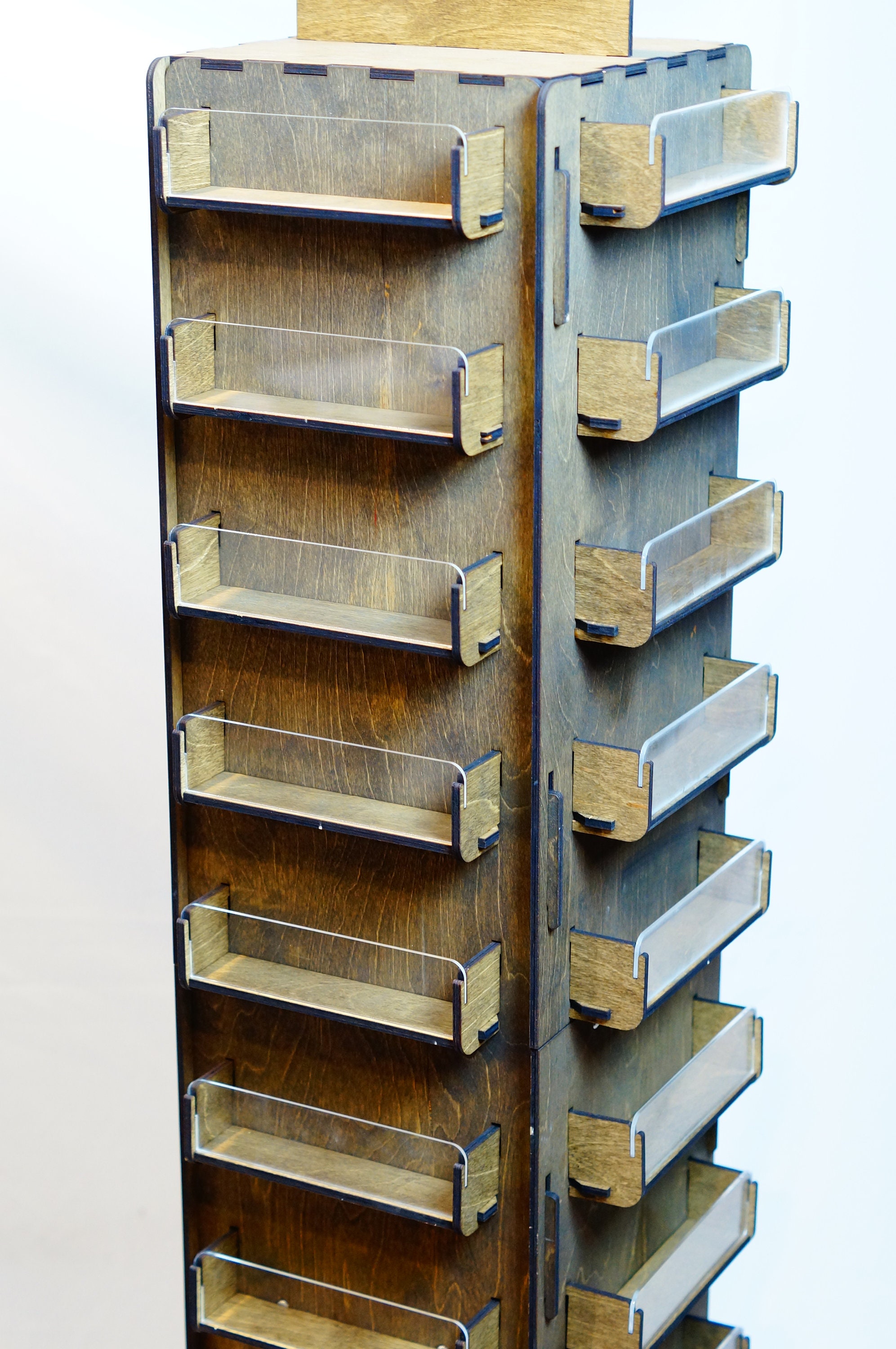 Sticker Display Rack Floor Model Essential Oils Spices Etsy