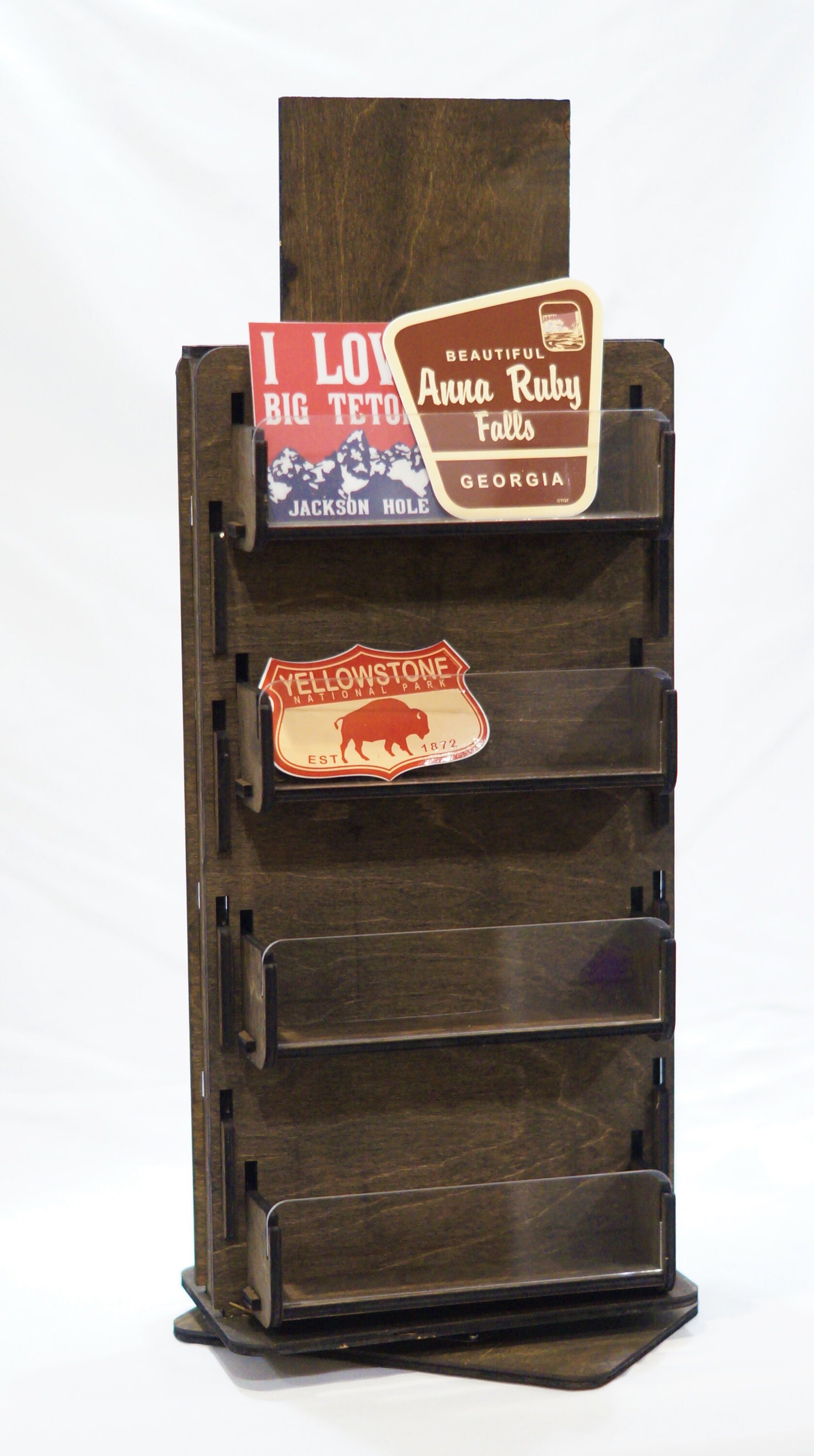 Bumper Sticker Rotating Retail Counter Display Rack Etsy