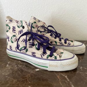 Converse Joker Graphic Low-Top Sneakers in Purple & Green Joker Converse main image 3