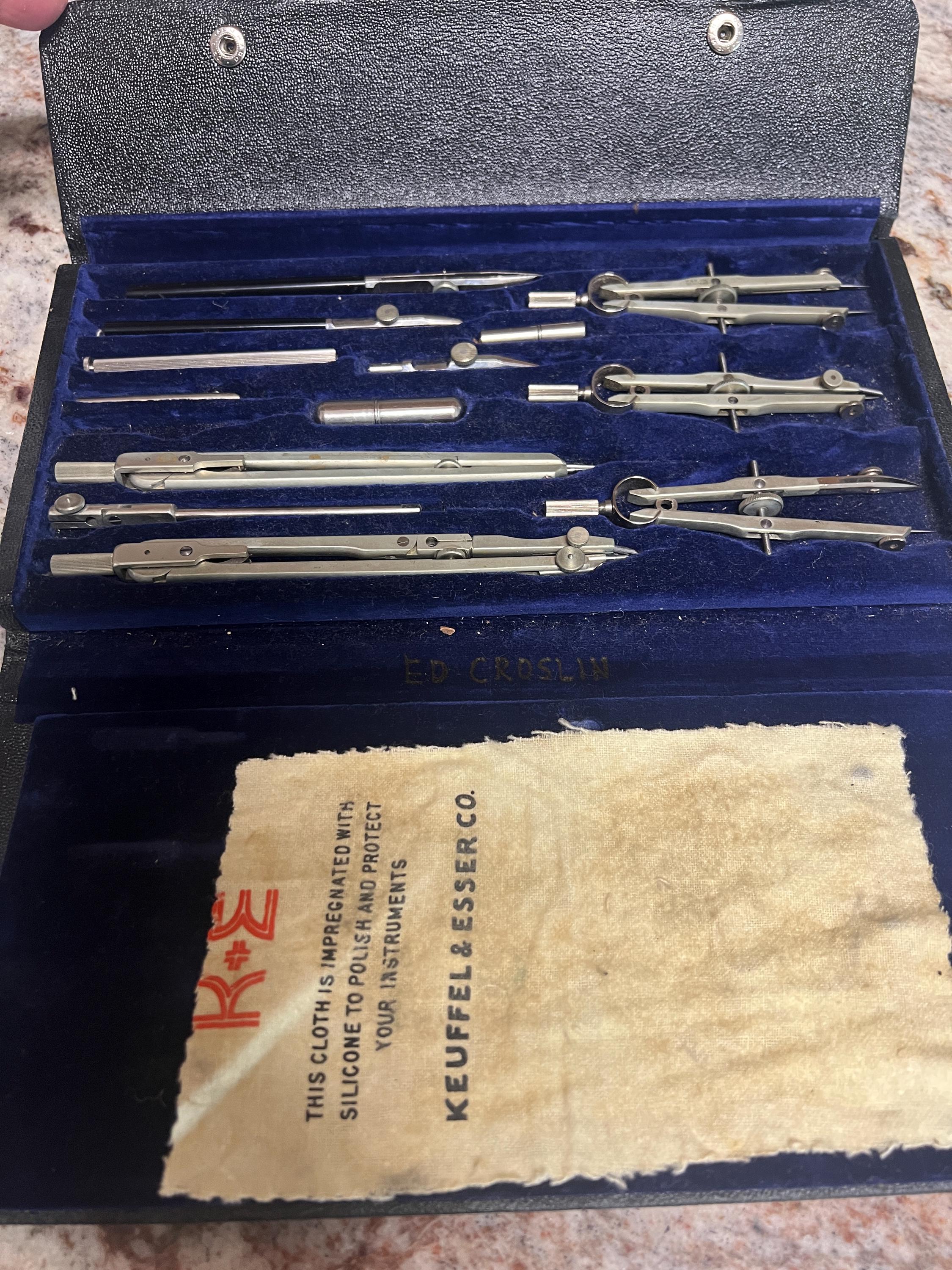 Vintage Keuffel and Esser Drafting Set - Etsy