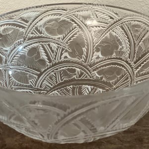Lalique Pinsons Bowl - Etsy