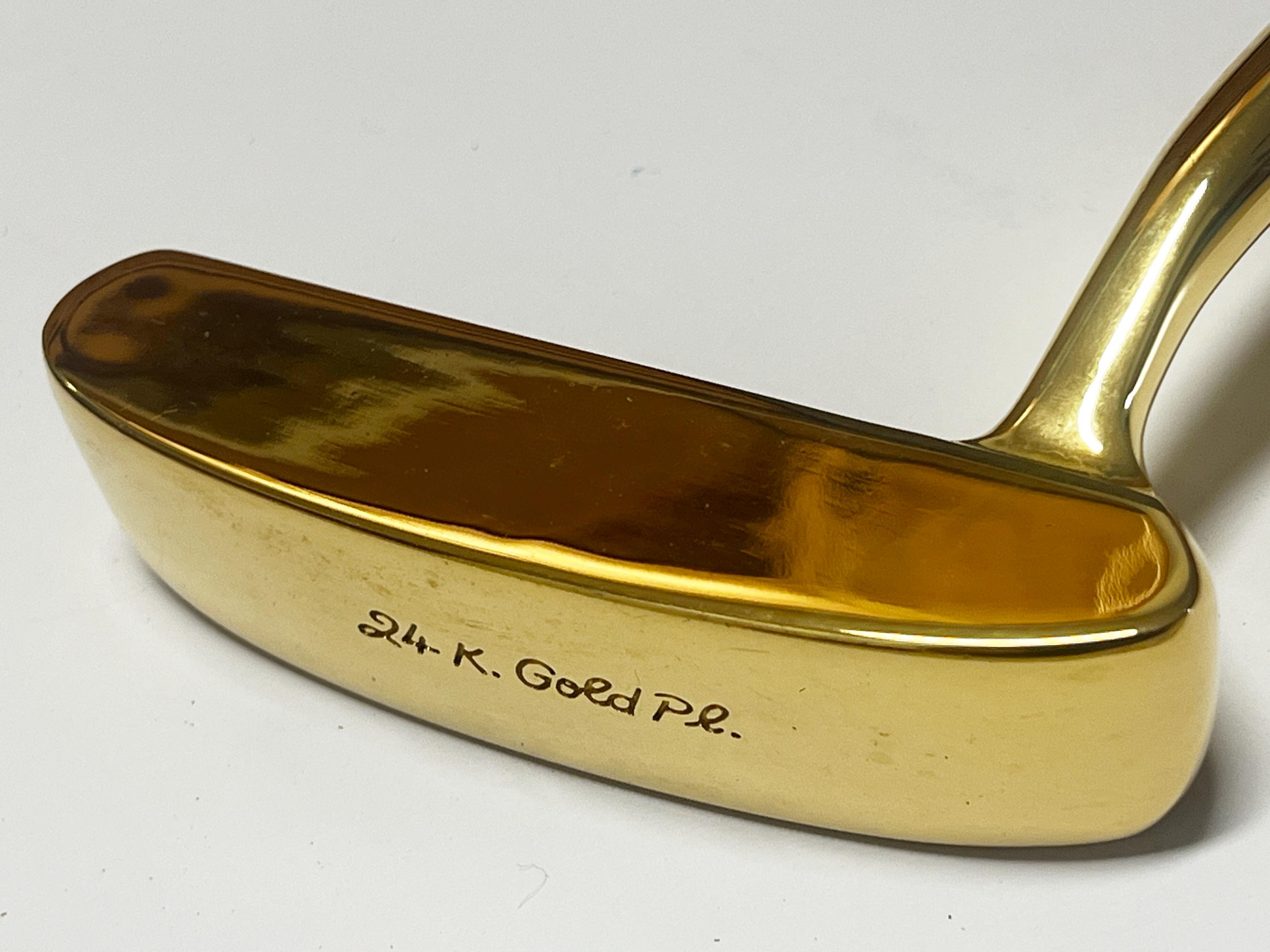 24金GOLD PL ゴルフパター:プレーボーイCELEBRITY Celebrity 24 K. Golf Plated Putter Unbranded 35.5 Inches Graphite