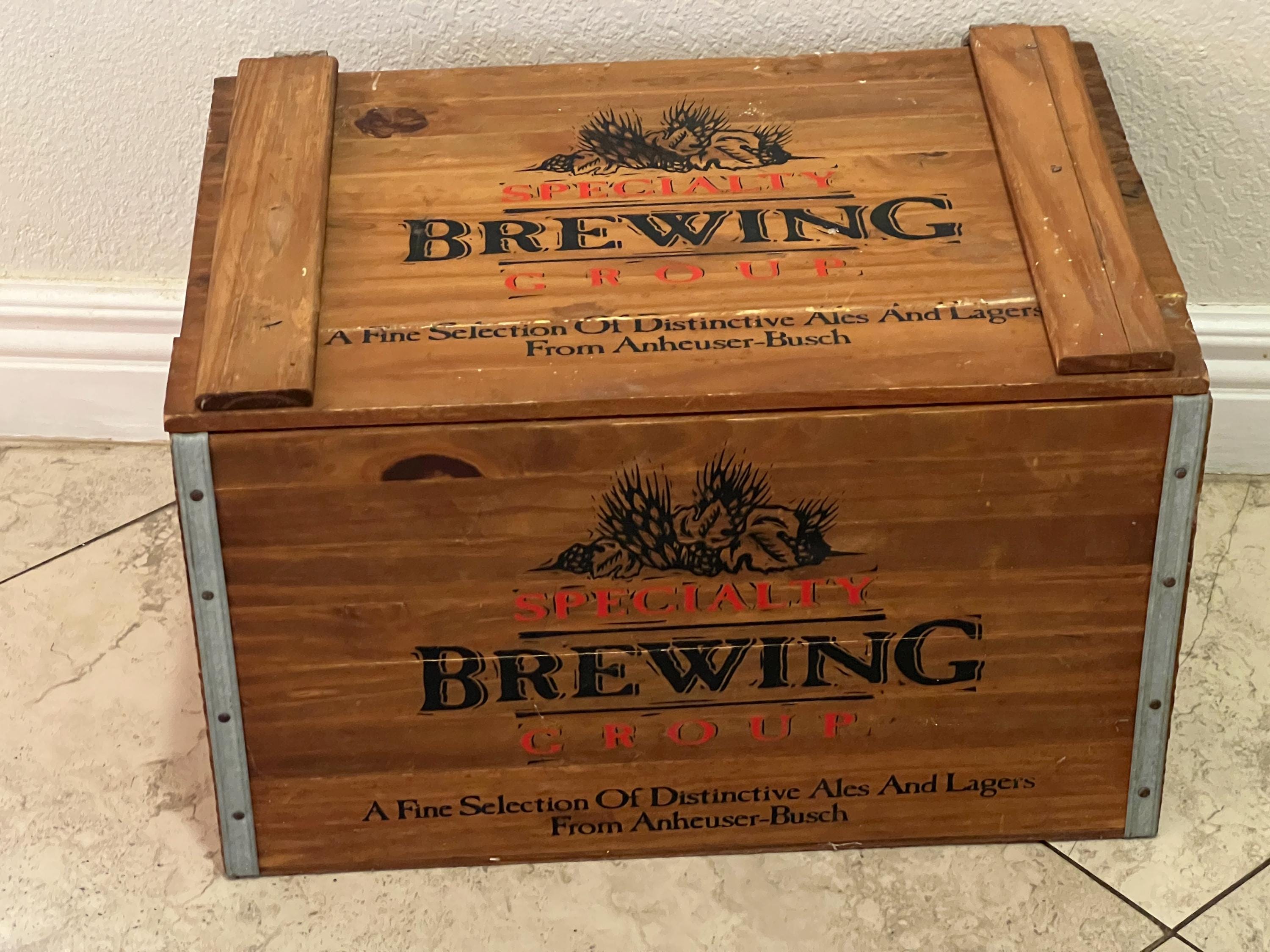 Budweiser Wood Crate - Etsy