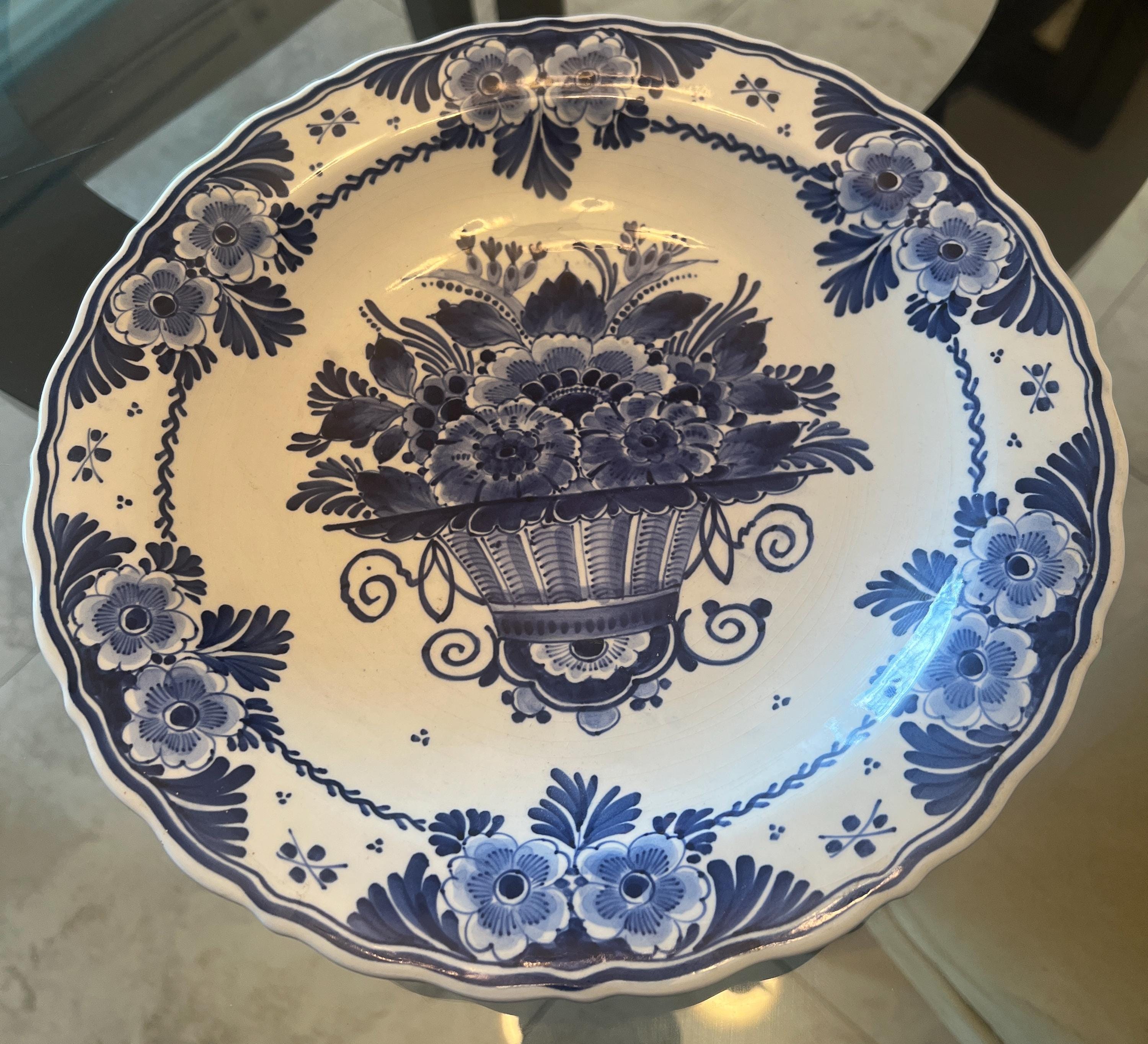 Holland - Delft オランダ Etsy Hand Painted デルフトブルー | Blue