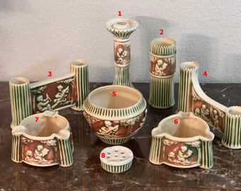 Antique Roseville Art Pottery Donatello Line introduced 1910's - YOUR CHOICE
