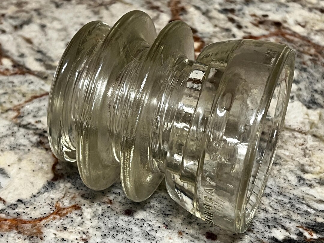 Hemingray 56 Vintage Clear Glass Hemingray 56 Insulator 1940's - Etsy