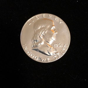 1961 Franklin Półdolarówka Proof