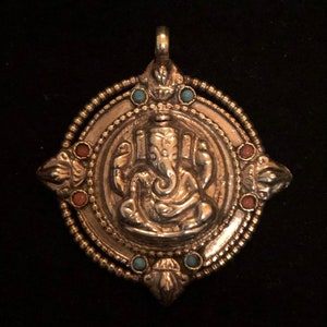 Sterling silver Ganesha