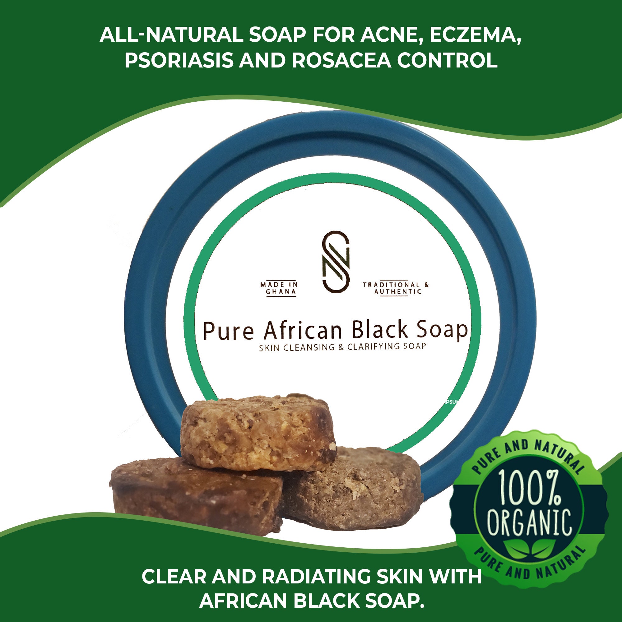 African Black Soap Castille Soap Natural Soap Nolye Soap Natural Bar
