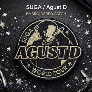Suga(r) Tour Patch | D...DAY Embroidery