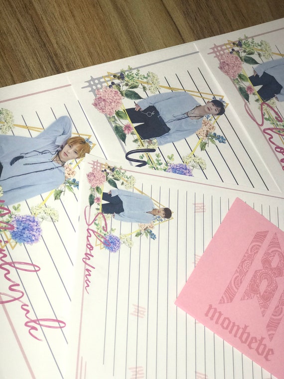 Monsta X Stationery Set 27 Piece | Letter Paper | Memo