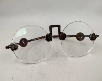 Chinese Vintage Style Antique Style Optical Round Sunglasses