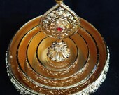 4 inch, Tibetan Buddhism Sakyamuni Buddha Stupa Tower , religion Buddhist golden tower, Magic instrument 曼扎盘 Chakra Stones Crystal Plate