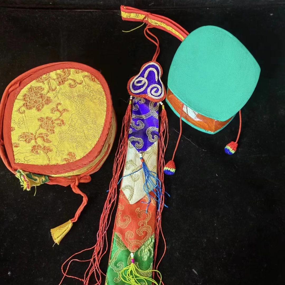 Nepal Hand Drum Tibetan Buddhism Esoteric Dharma Tool Buddhist Supplies