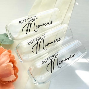 Mimosa Glass Brunch Cup: Bridal Shower Party Favor