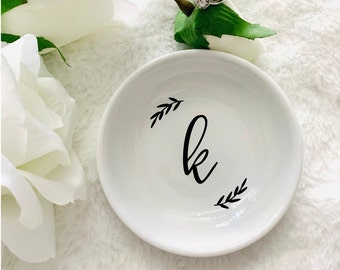 Monogrammed Ring Dish, Bride Gift, Wedding Gift, Couples Gift, Bridal Shower, Wedding Decor, Gifts for the Bride, Custom gift