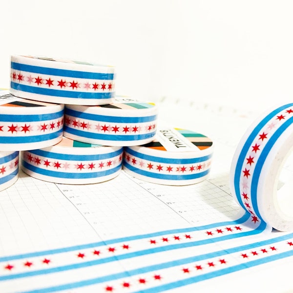 Chicago Flag Washi