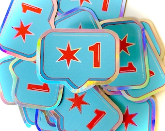 Chicago Star Sticker