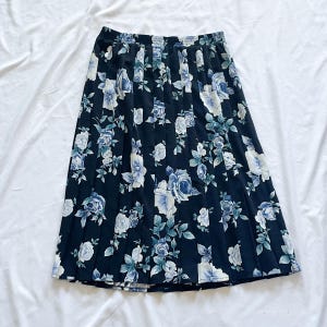 90s Midi Floral Skirt Size 14