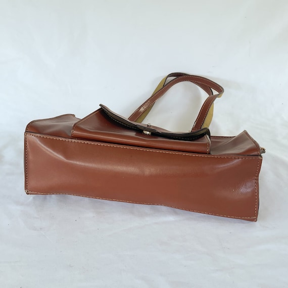 Brown Leather Handbag - image 4