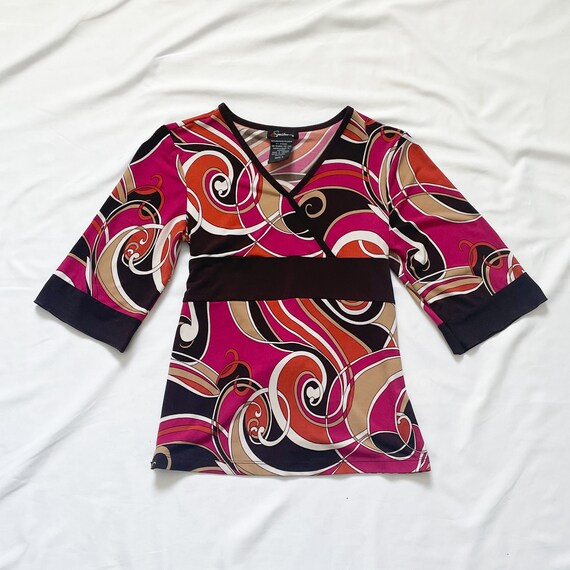 90s/Y2K Funky Blouse