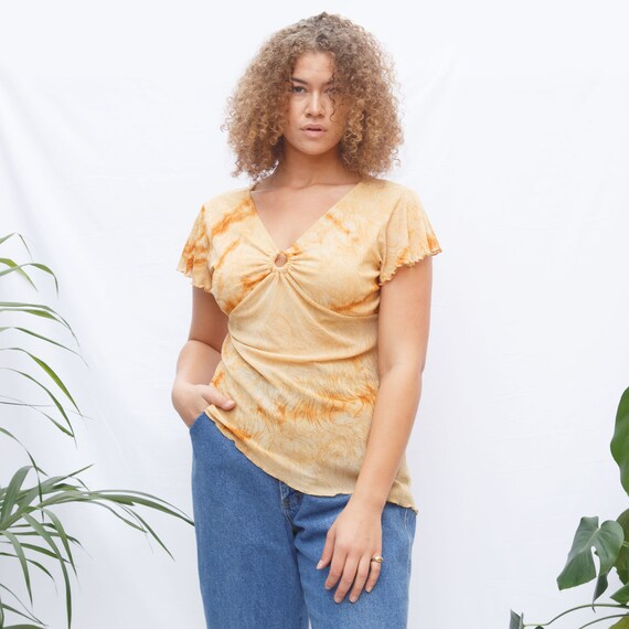 90s Asymmetrical Blouse
