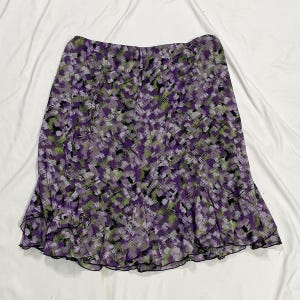 Y2K Dressbarn Purple Skirt Size 3X