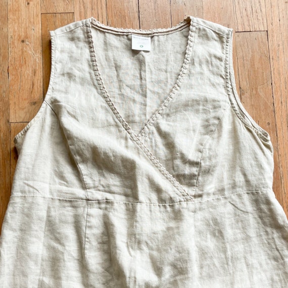 Y2K Motherhood Tan Sleeveless Blouse - image 3