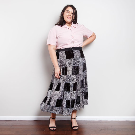 Vintage Patchwork Skirt