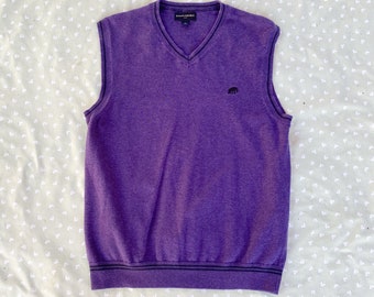 Y2K Purple Sweater Vest - Etsy