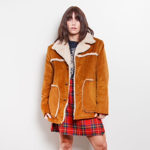 Vintage Suede Sherpa Jacket