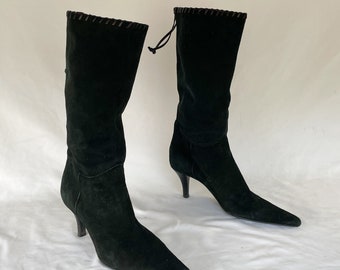 Tall Black Y2K Boots Nine West