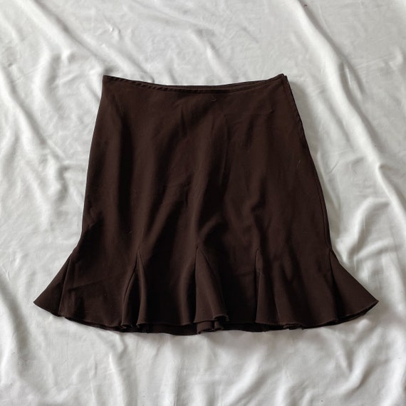 Y2K/90s Brown Studio Y Skirt