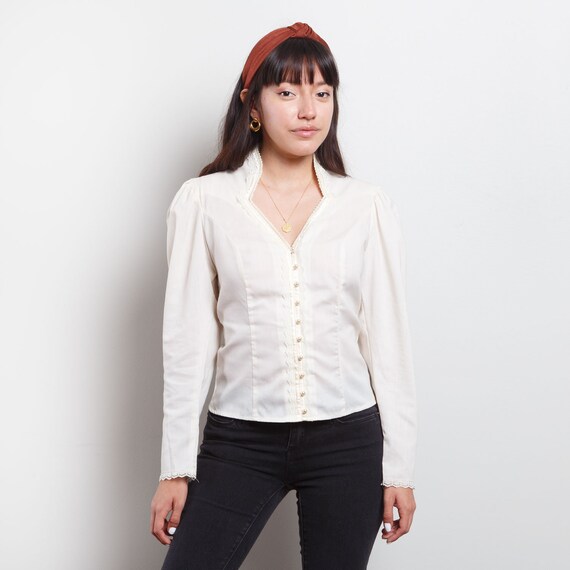 Vintage 70s Gunne Sax Button Up