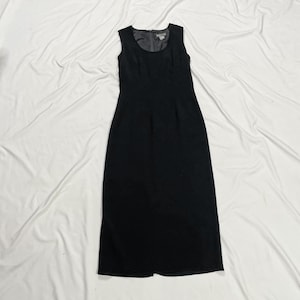 90s Banana Republic Maxi Black Dress Size 2